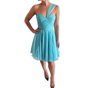 Jovani Aqua Midi Dress
